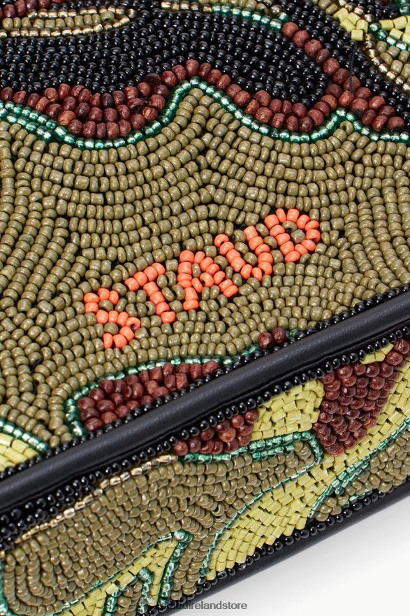 Women Clothing Tropical Camo STAUD TOMMY BEADED BAG H8RLPJ729