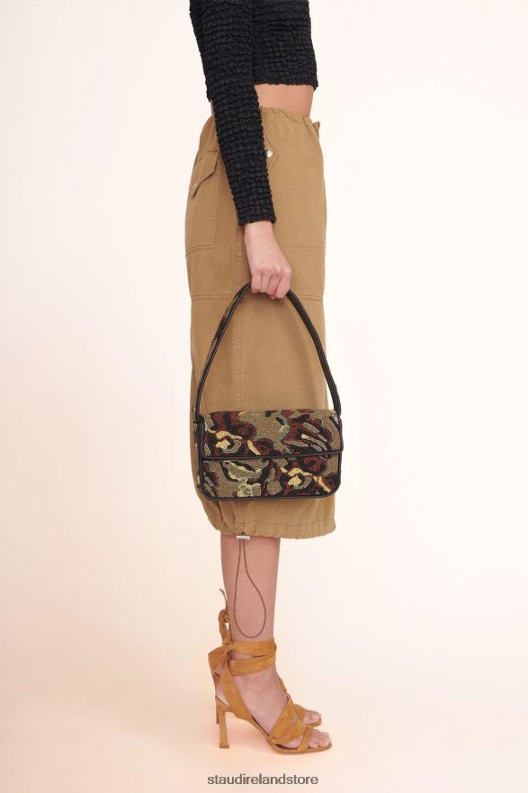 Women Clothing Tropical Camo STAUD TOMMY BEADED BAG H8RLPJ729