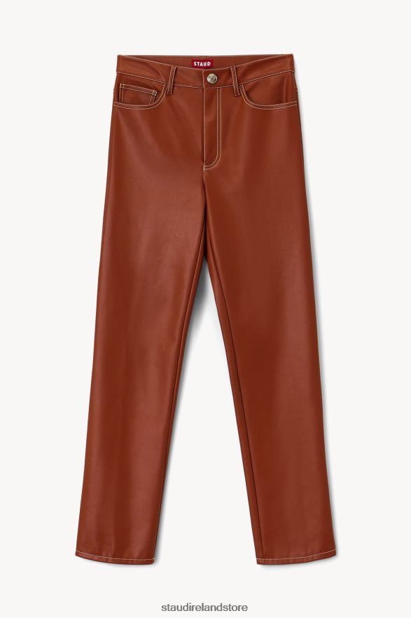 Women Clothing Whiskey STAUD ELLIOT PANT VEGAN LEATHER H8RLPJ560