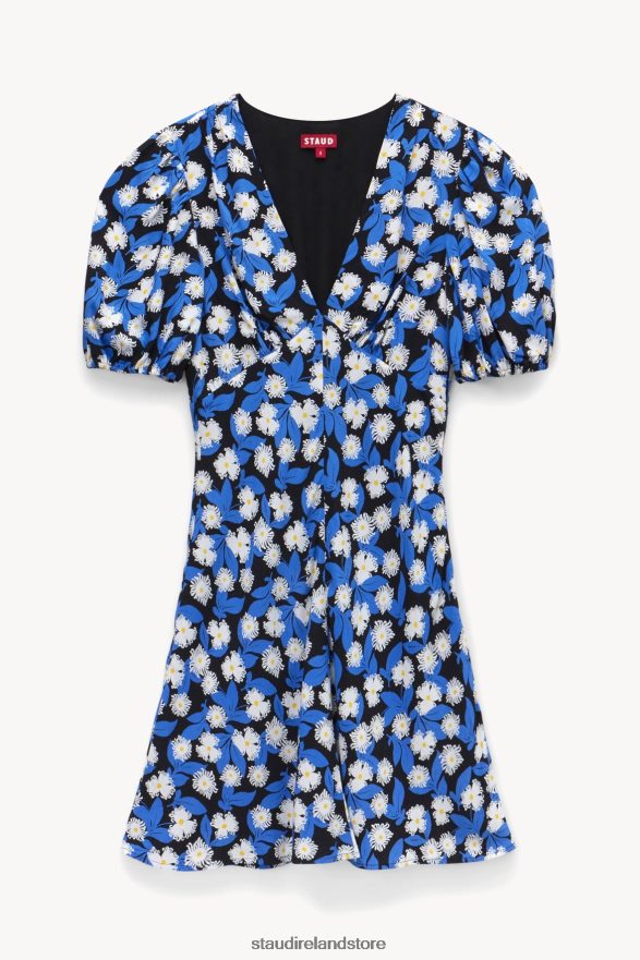 Women Clothing White Acid Floral STAUD MILLA MINI DRESS H8RLPJ205