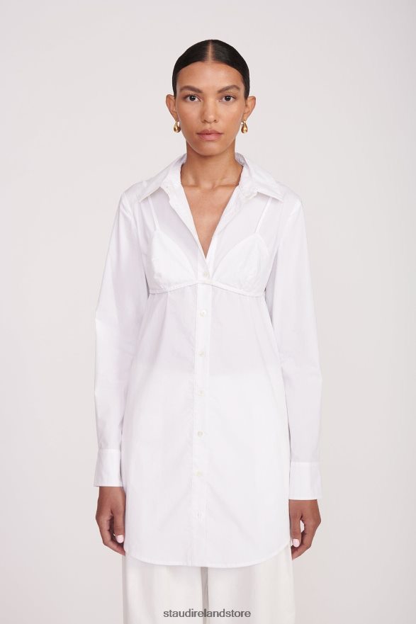 Women Clothing White STAUD ALITA TUNIC H8RLPJ326