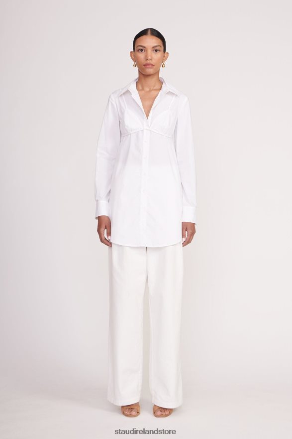 Women Clothing White STAUD ALITA TUNIC H8RLPJ326