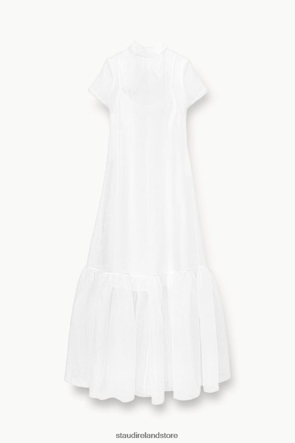 Women Clothing White STAUD CALLUNA DRESS H8RLPJ83