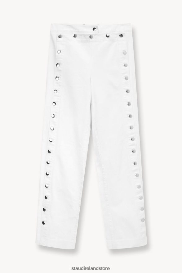 Women Clothing White STAUD CARTER PANT H8RLPJ520