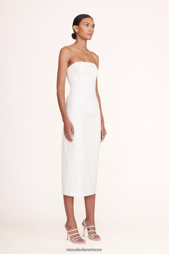 Women Clothing White STAUD DANIELA DRESS H8RLPJ164