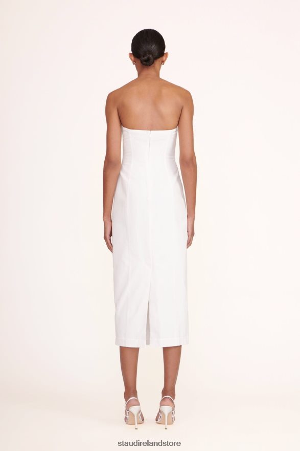 Women Clothing White STAUD DANIELA DRESS H8RLPJ164