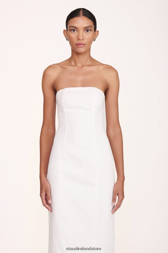 Women Clothing White STAUD DANIELA DRESS H8RLPJ164