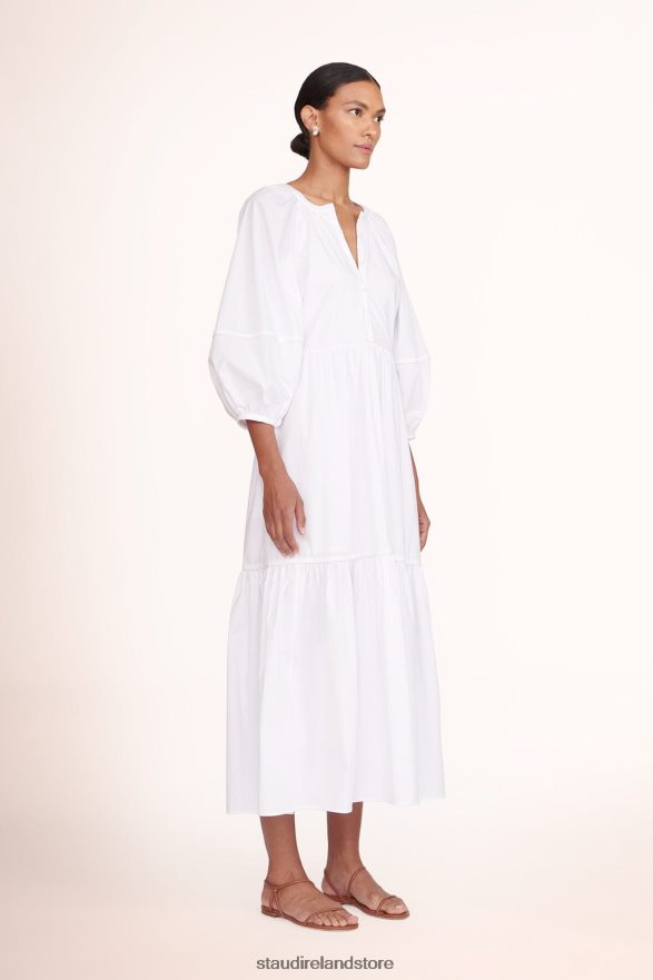 Women Clothing White STAUD DEMI DRESS H8RLPJ243