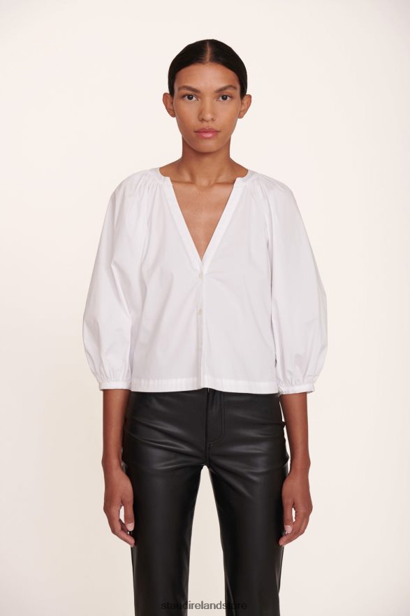 Women Clothing White STAUD DILL TOP H8RLPJ446