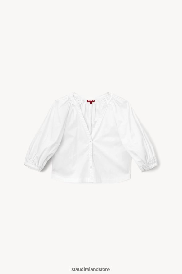 Women Clothing White STAUD DILL TOP H8RLPJ446