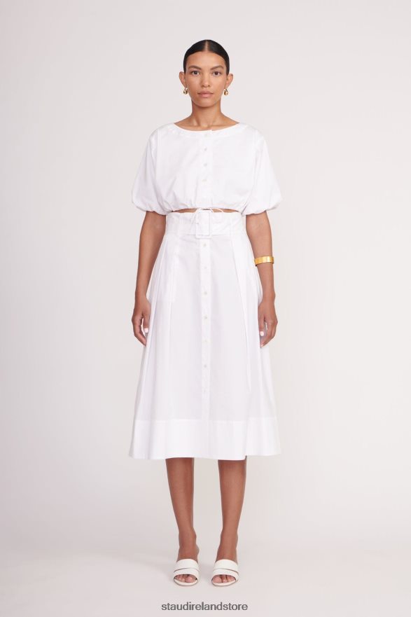 Women Clothing White STAUD ELLINGTON TOP H8RLPJ330