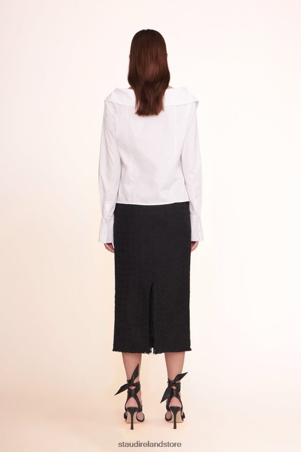 Women Clothing White STAUD FELICITY TOP H8RLPJ422