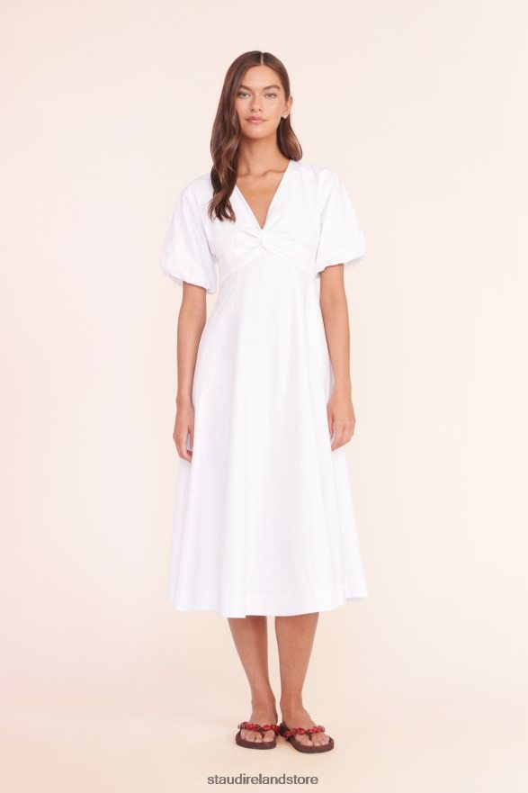 Women Clothing White STAUD FINLEY DRESS H8RLPJ156
