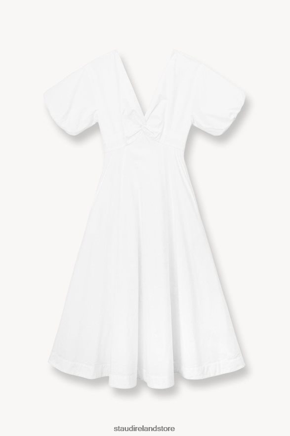 Women Clothing White STAUD FINLEY DRESS H8RLPJ156