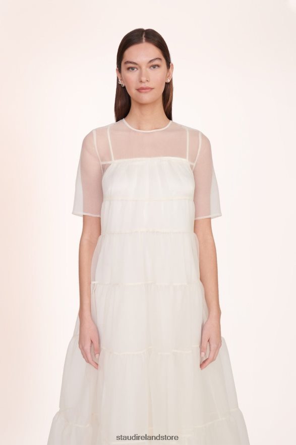 Women Clothing White STAUD HYACINTH DRESS H8RLPJ106