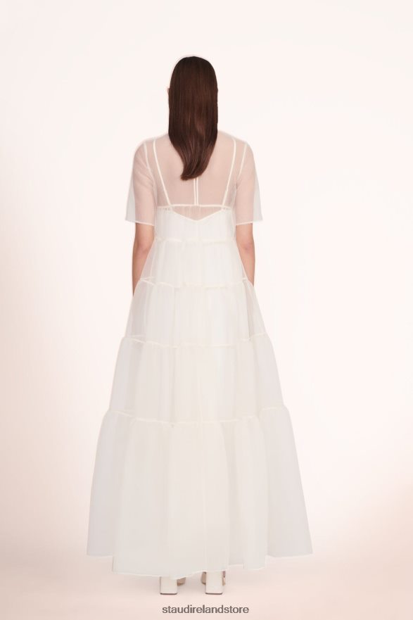 Women Clothing White STAUD HYACINTH DRESS H8RLPJ106