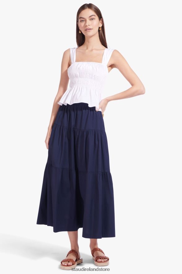 Women Clothing White STAUD IDA TOP H8RLPJ457