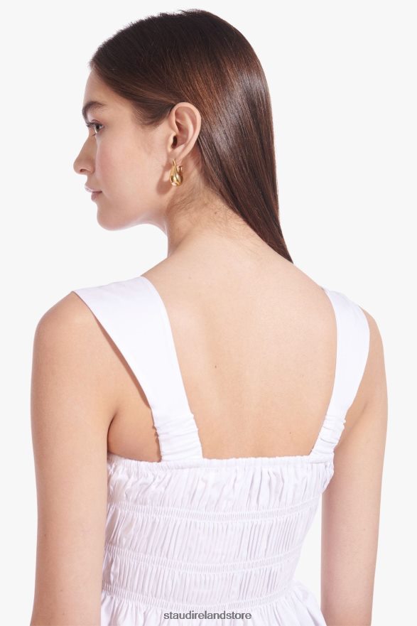 Women Clothing White STAUD IDA TOP H8RLPJ457