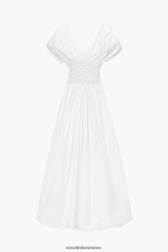 Women Clothing White STAUD JACKSON DRESS H8RLPJ182