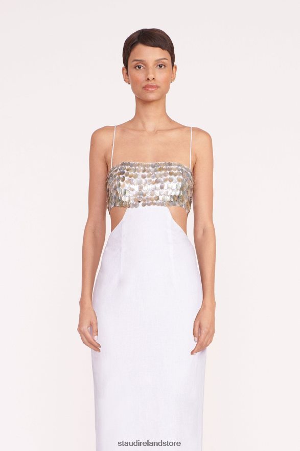 Women Clothing White STAUD JADA DRESS H8RLPJ37