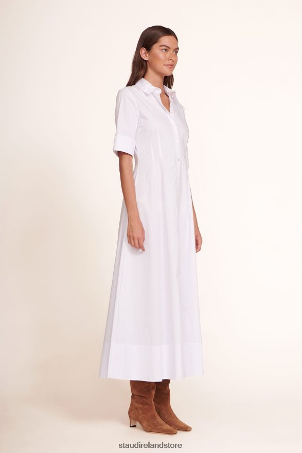 Women Clothing White STAUD JOAN MAXI DRESS H8RLPJ132