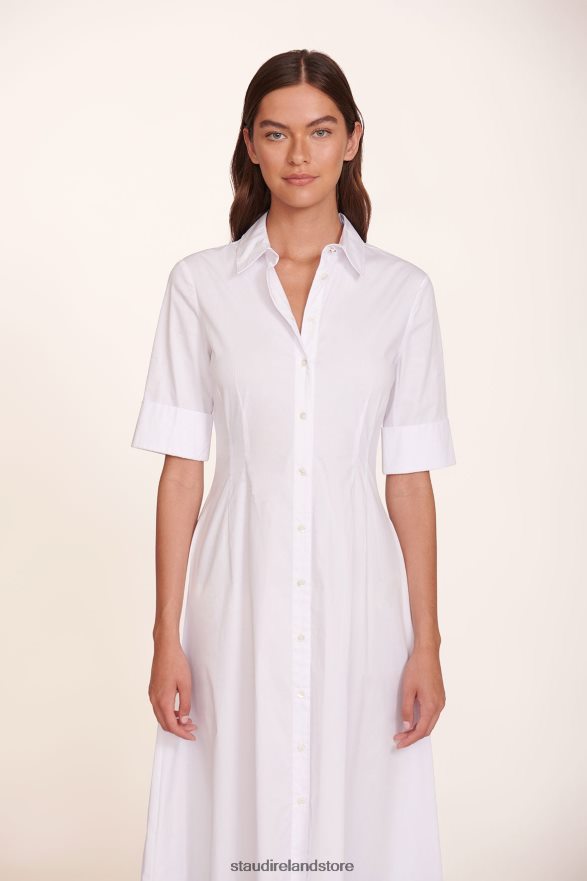 Women Clothing White STAUD JOAN MAXI DRESS H8RLPJ132