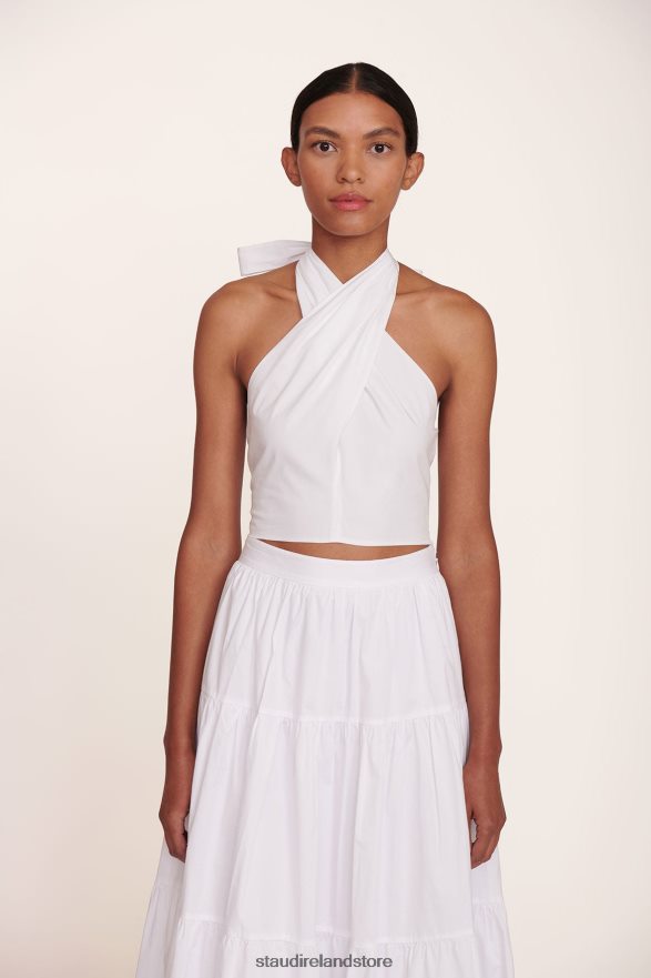 Women Clothing White STAUD KAI TOP H8RLPJ451