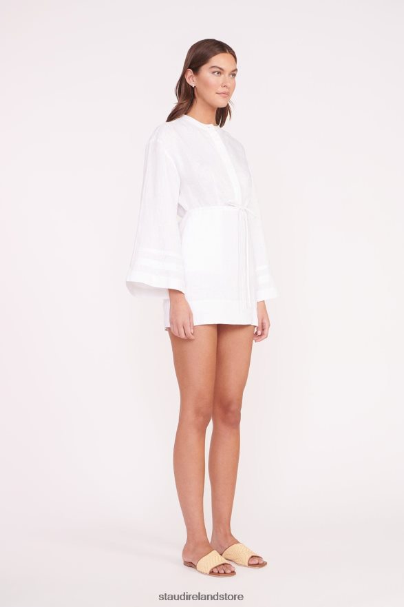 Women Clothing White STAUD KARLEE DRESS H8RLPJ194