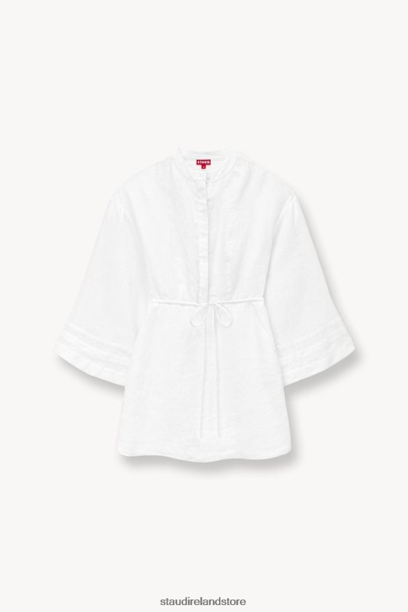 Women Clothing White STAUD KARLEE DRESS H8RLPJ194