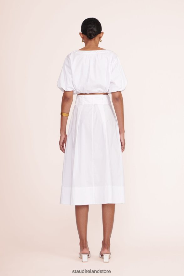Women Clothing White STAUD KINGSLEY SKIRT H8RLPJ477