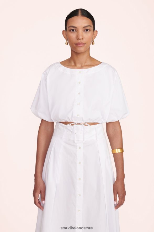 Women Clothing White STAUD KINGSLEY SKIRT H8RLPJ477