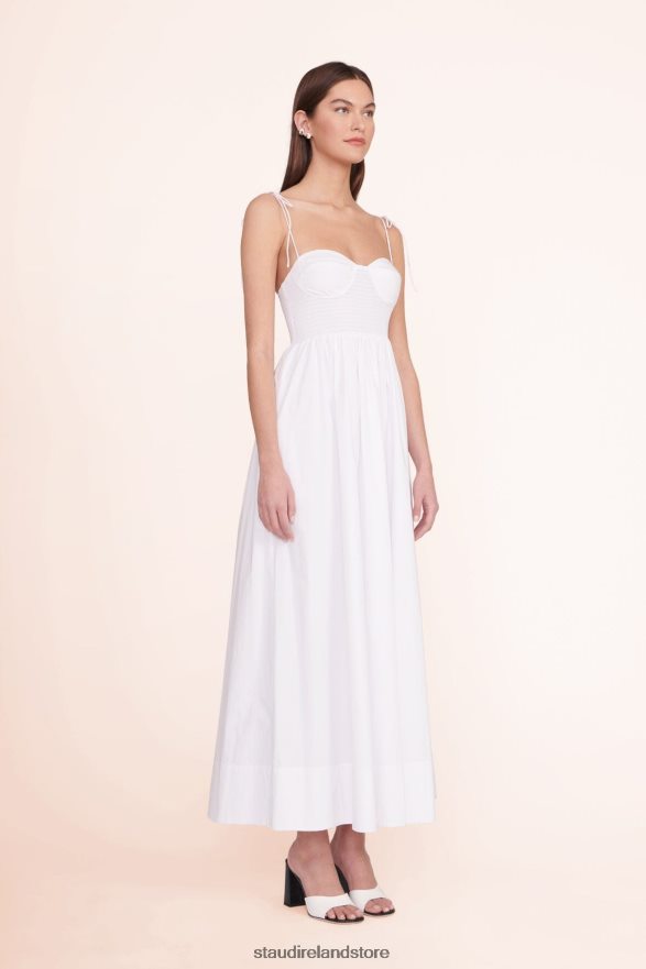 Women Clothing White STAUD LANDRY DRESS H8RLPJ200