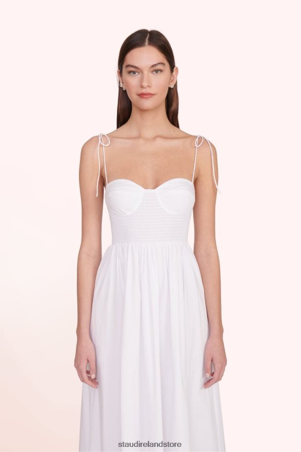 Women Clothing White STAUD LANDRY DRESS H8RLPJ200