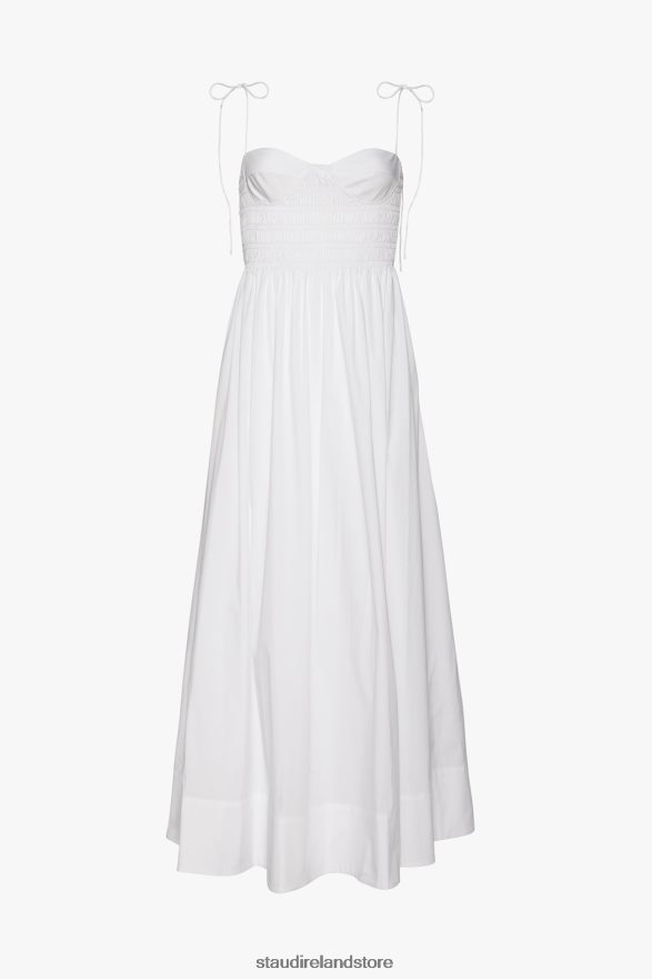 Women Clothing White STAUD LANDRY DRESS H8RLPJ200