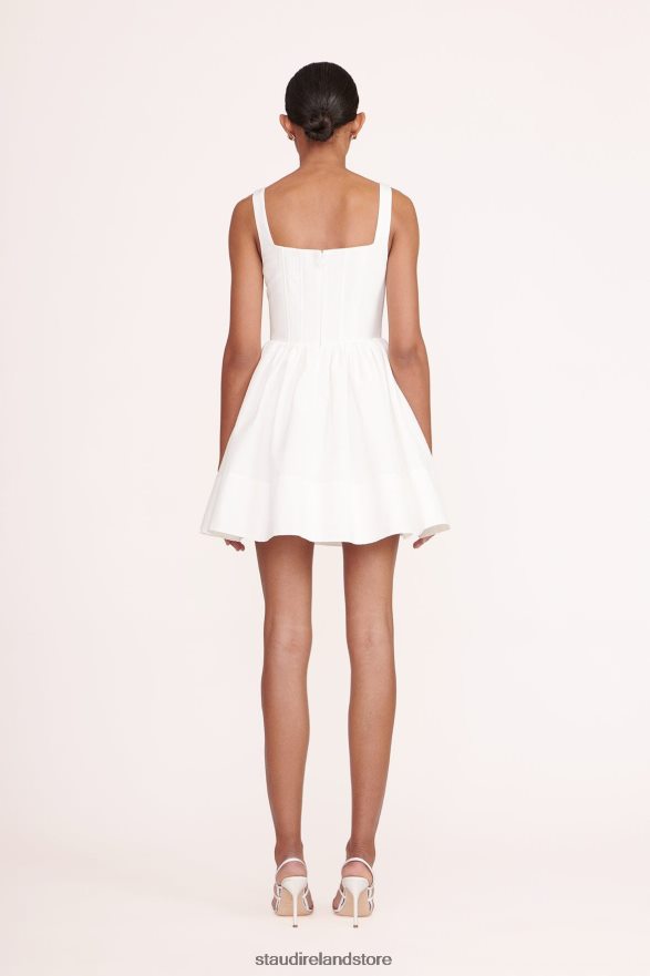 Women Clothing White STAUD LANDSCAPE DRESS H8RLPJ154