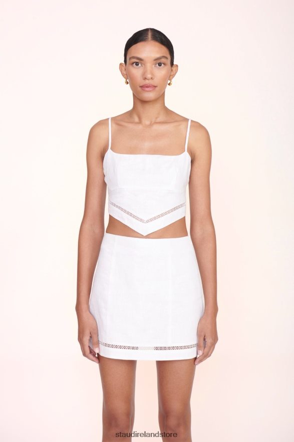 Women Clothing White STAUD LOYALTY TOP H8RLPJ380