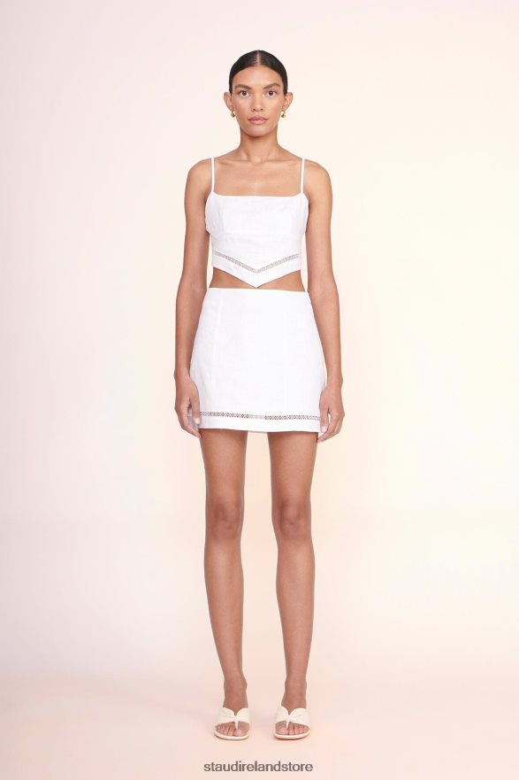 Women Clothing White STAUD LOYALTY TOP H8RLPJ380