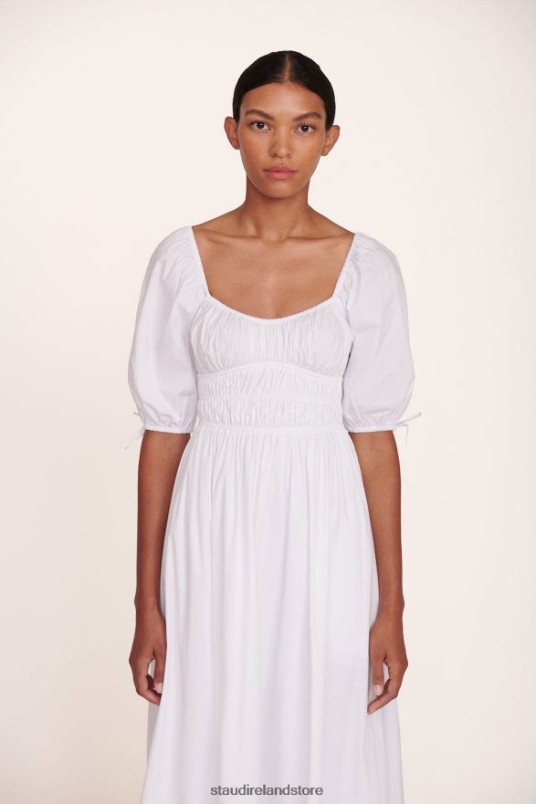 Women Clothing White STAUD MAXI FAYE DRESS H8RLPJ286
