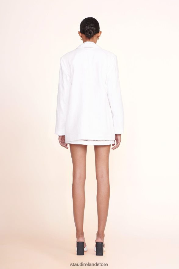 Women Clothing White STAUD MAXWELL BLAZER H8RLPJ616