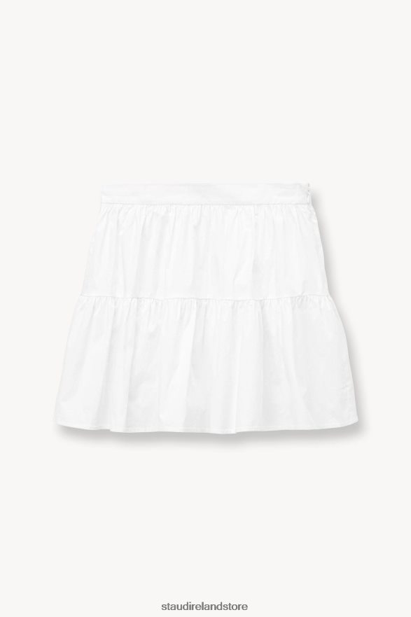 Women Clothing White STAUD MINI SEA SKIRT H8RLPJ488