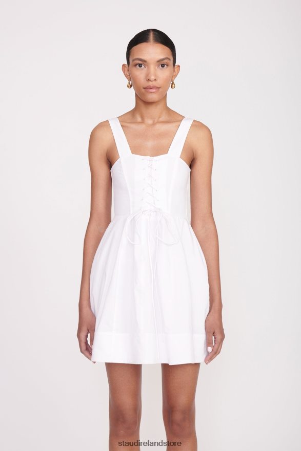 Women Clothing White STAUD MINI SUTTON DRESS H8RLPJ75