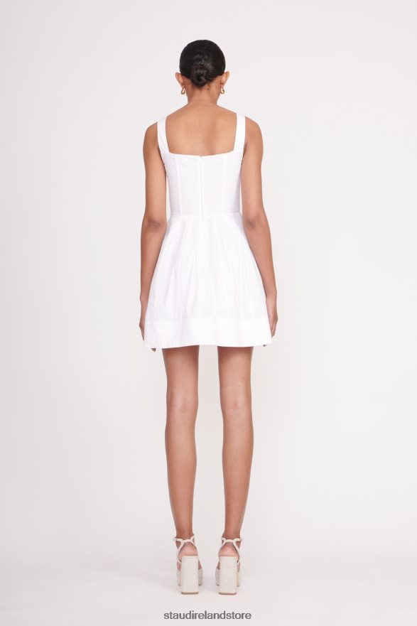 Women Clothing White STAUD MINI SUTTON DRESS H8RLPJ75