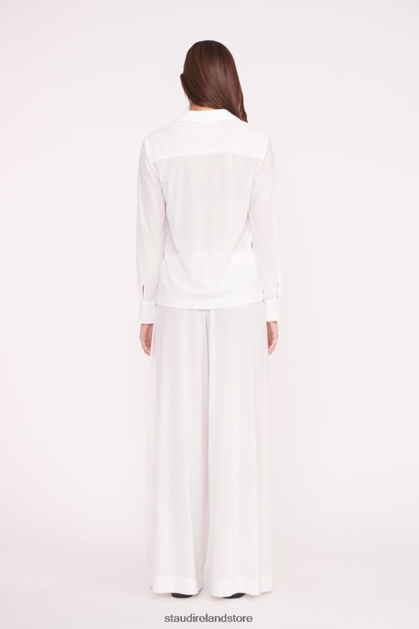 Women Clothing White STAUD MIRIAM COVERUP TOP H8RLPJ711