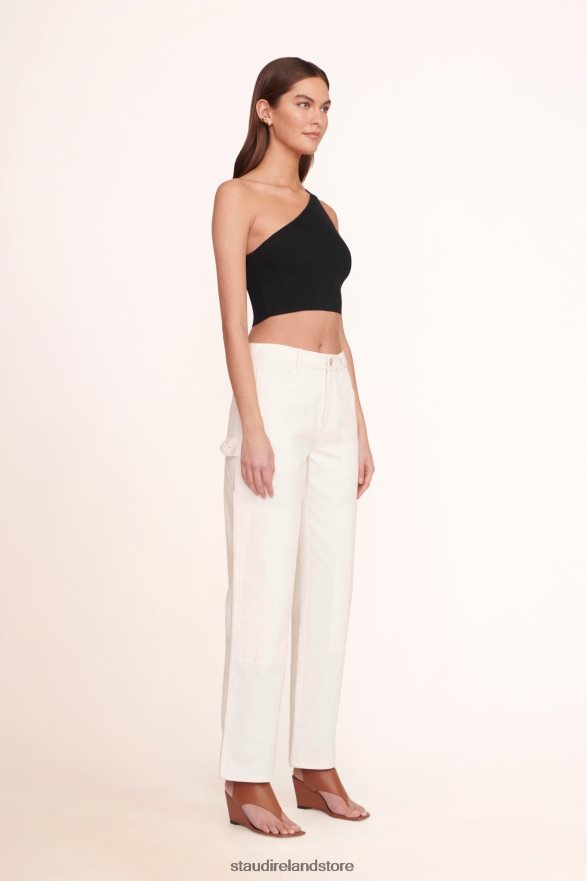 Women Clothing White STAUD PAINTER PANT H8RLPJ541
