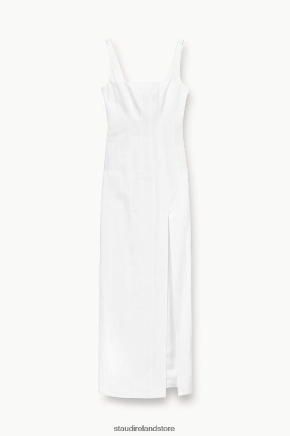 Women Clothing White STAUD PORTRAIT DRESS H8RLPJ307