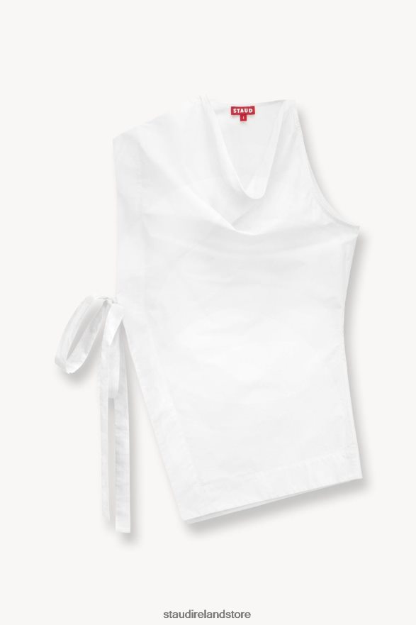 Women Clothing White STAUD SAWYER TOP H8RLPJ353