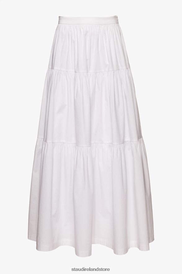 Women Clothing White STAUD SEA SKIRT H8RLPJ466