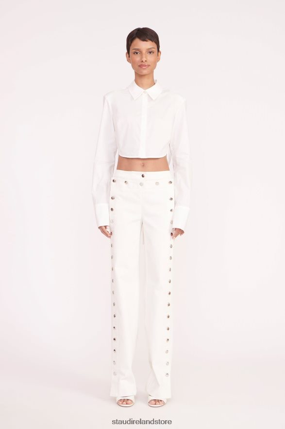 Women Clothing White STAUD SENECA TOP H8RLPJ356