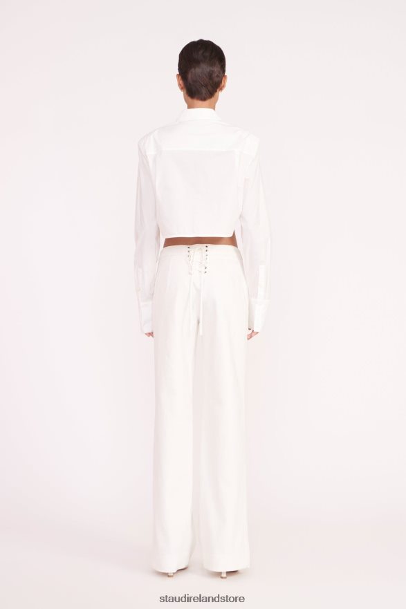 Women Clothing White STAUD SENECA TOP H8RLPJ356