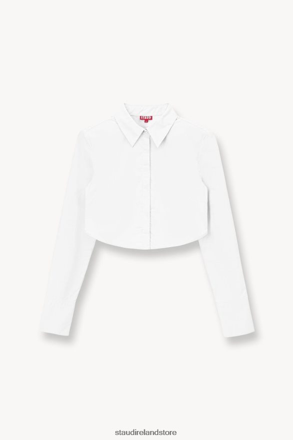 Women Clothing White STAUD SENECA TOP H8RLPJ356